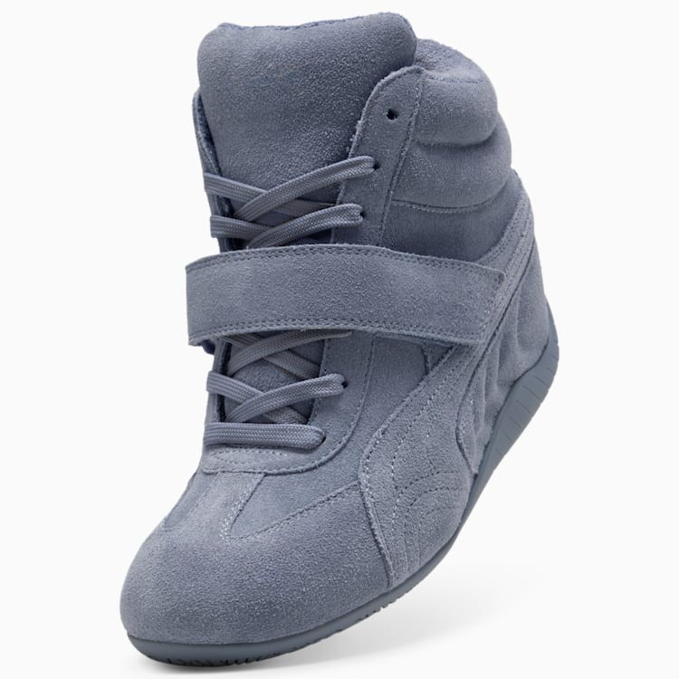 Supercat Wedge Tonal Sneakers Women Gray Sky-PUMA Black