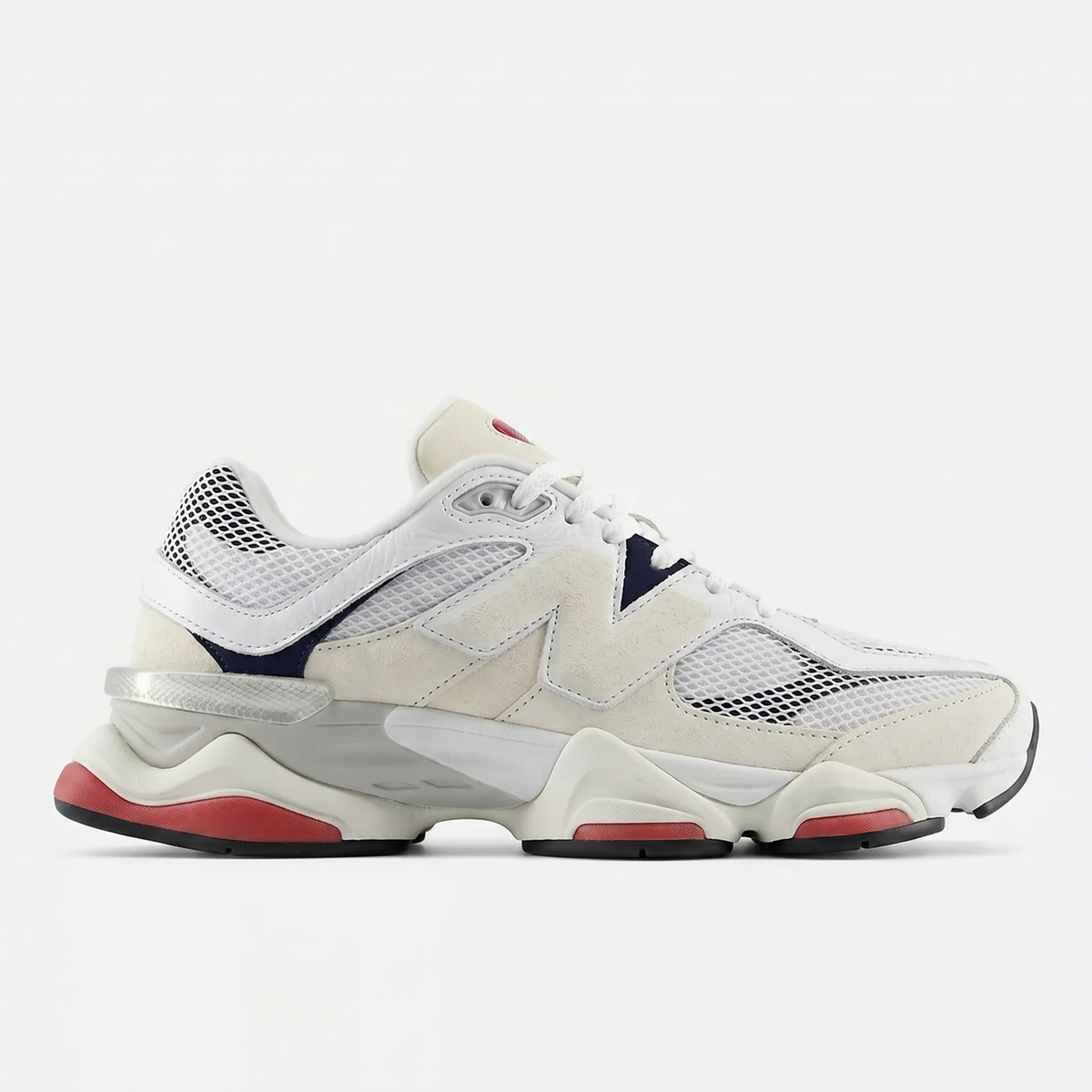 9060 White with Shadow Red