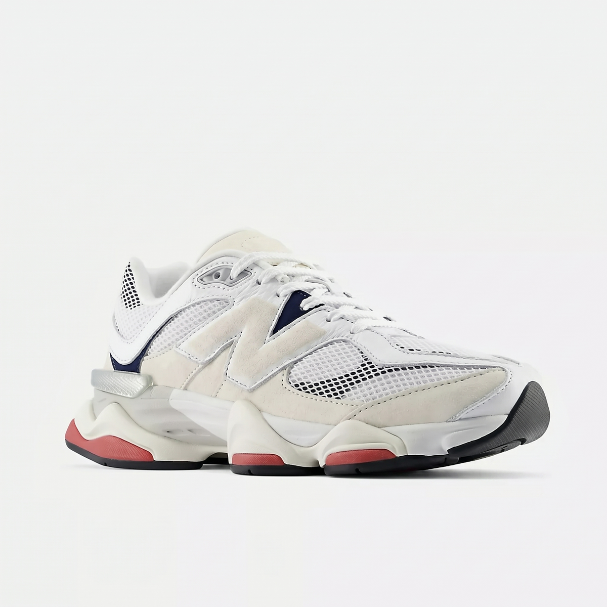 9060 White with Shadow Red