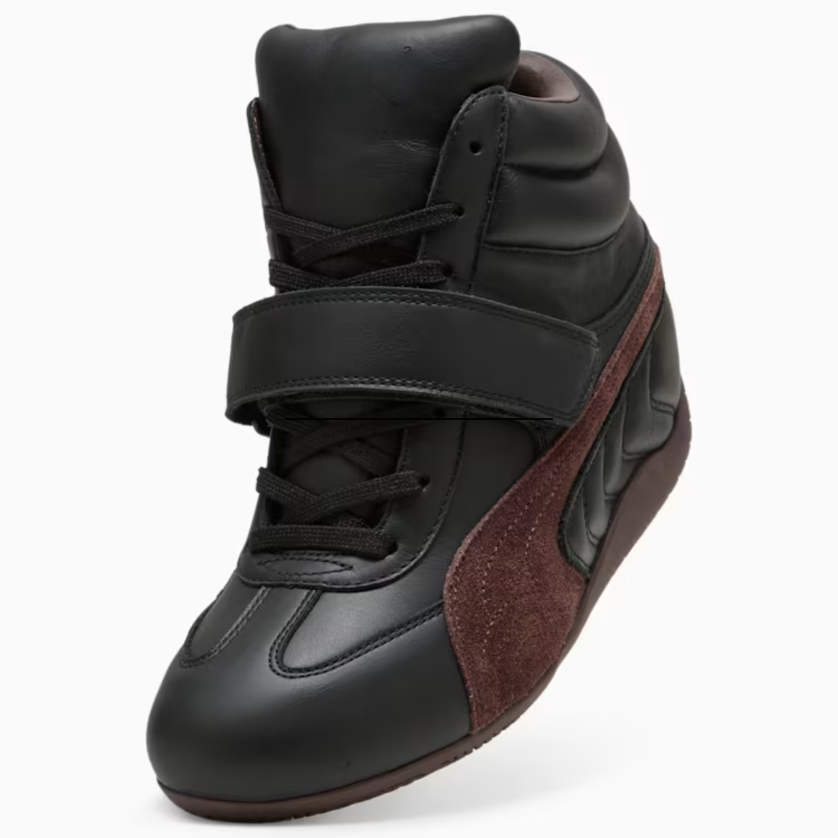 Supercat Wedge Sneakers Women  Black Chocolate Brown