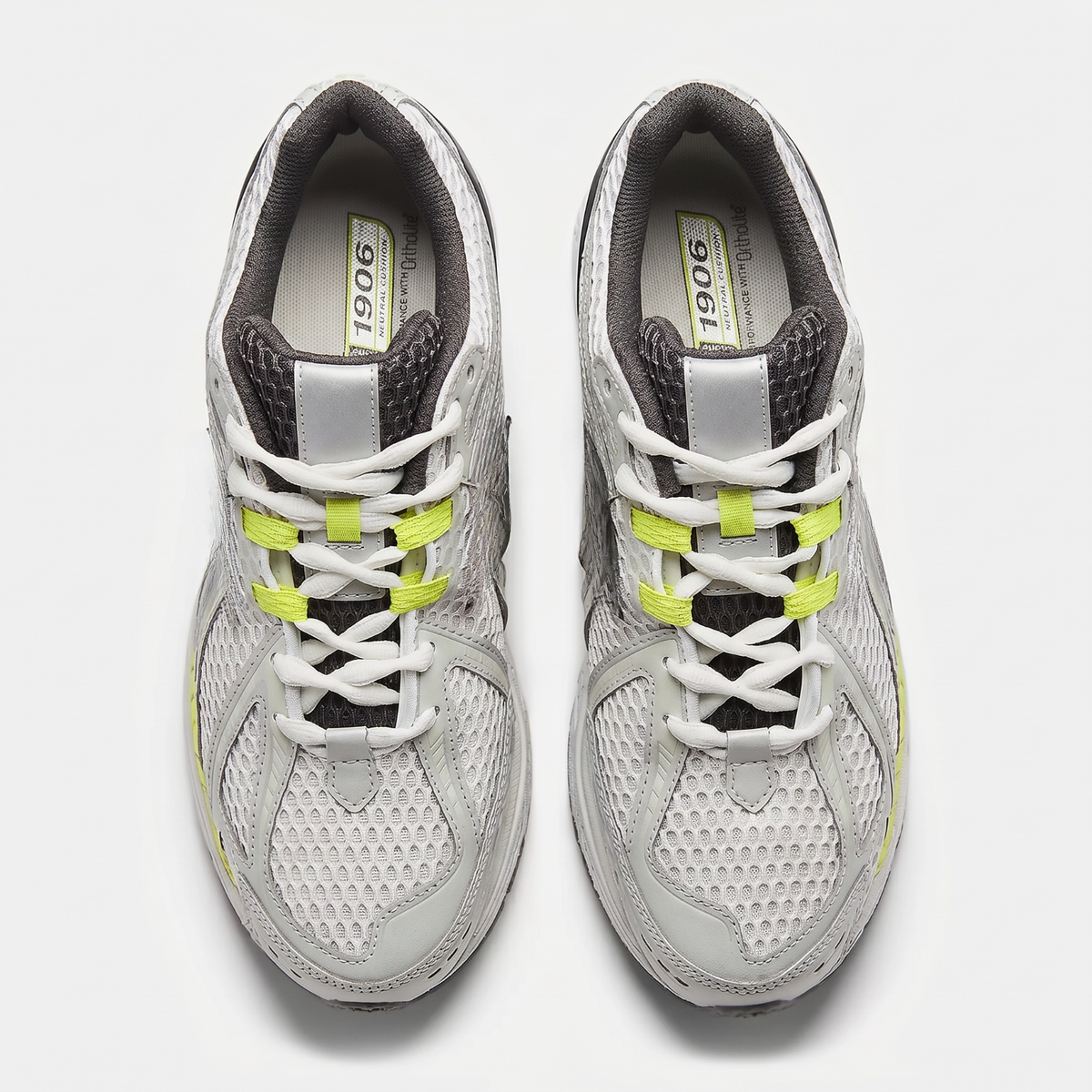 1906R Light Silver Metallic with Alkaline Green
