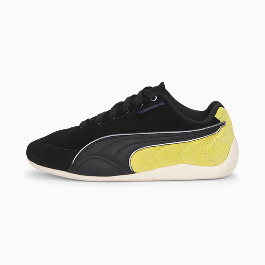 Scuderia Speedcat Sneakers Unisex Black Speed Yellow Warm White