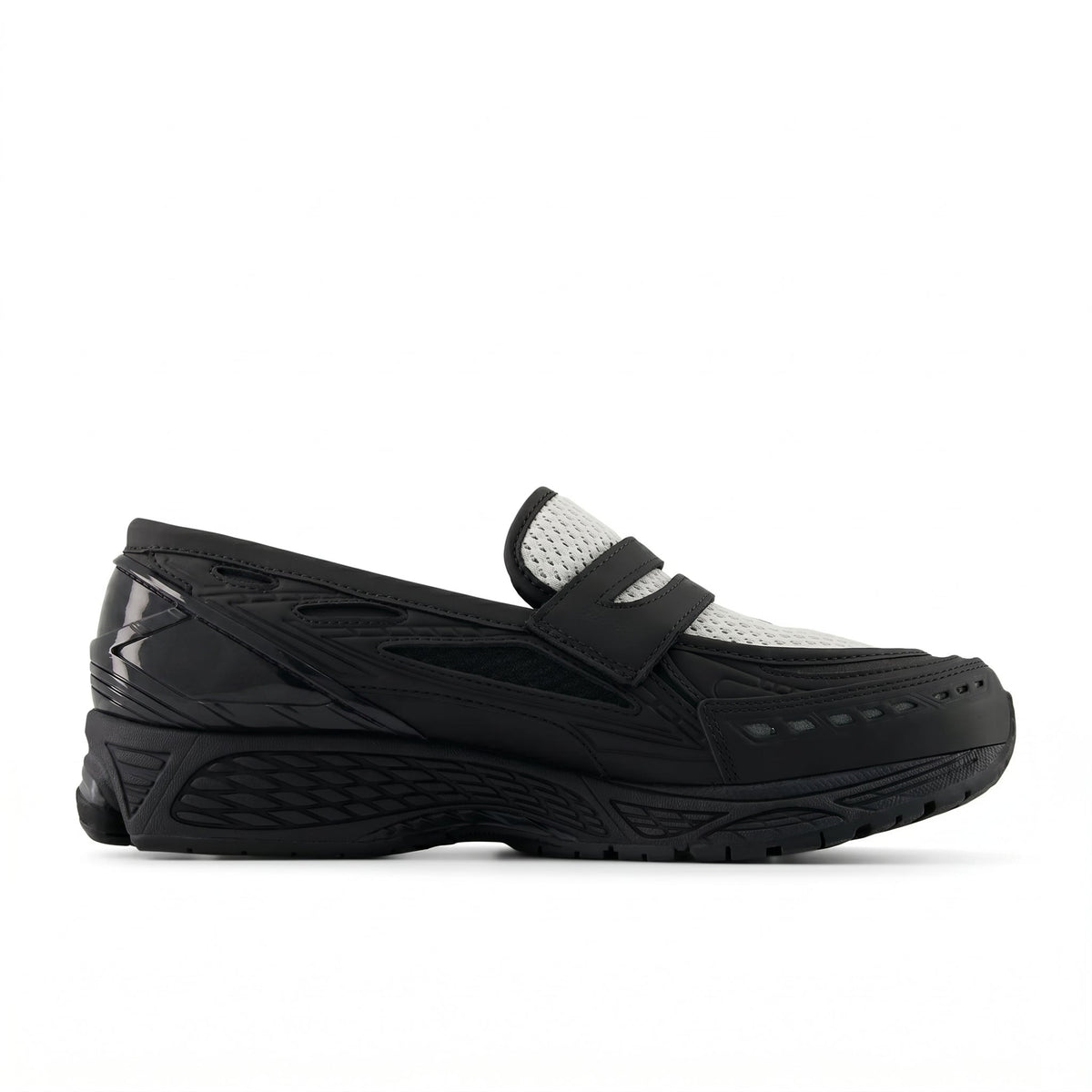 1906 Unisex Loafer Sneakers Black White Off